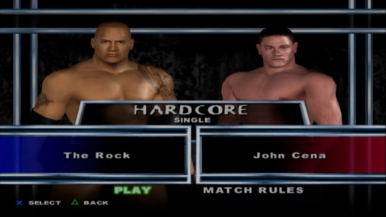WWE SmackDown! Here Comes the Pain - The Rock VS John Cena