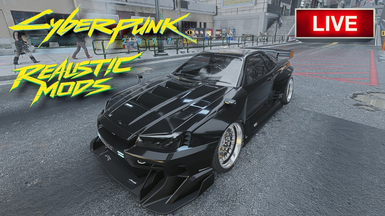 Cyberpunk 2077: Real Life Graphics + Real cars | MODDED