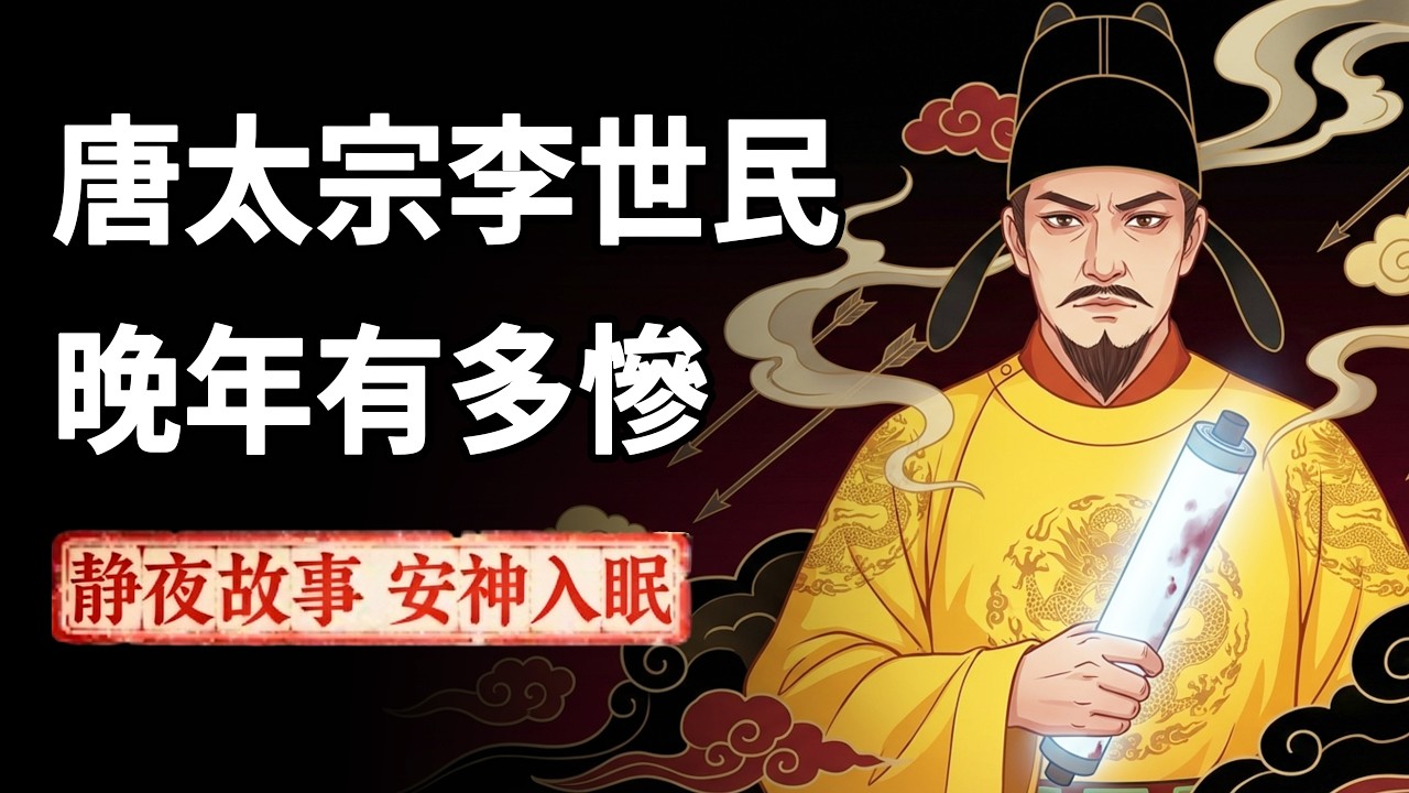 天可汗李世民：開創大唐盛世的「完美皇帝」，為何晚年要深夜改日誌？#睡前故事 #歷史故事 #李世民