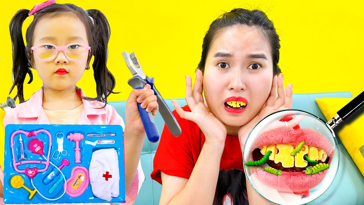 Changcady bị sâu răng, Cam Cam đi học để trở thành bác sĩ nha khoa