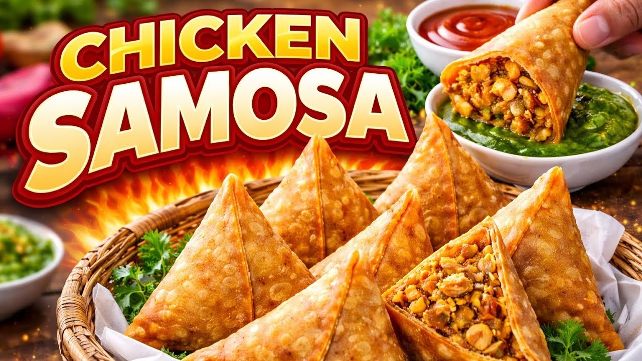 Chicken samosa recipe 