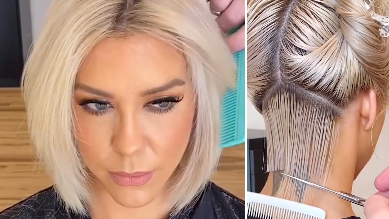 The Big Chop: A Blonde Goes from Long to Bob