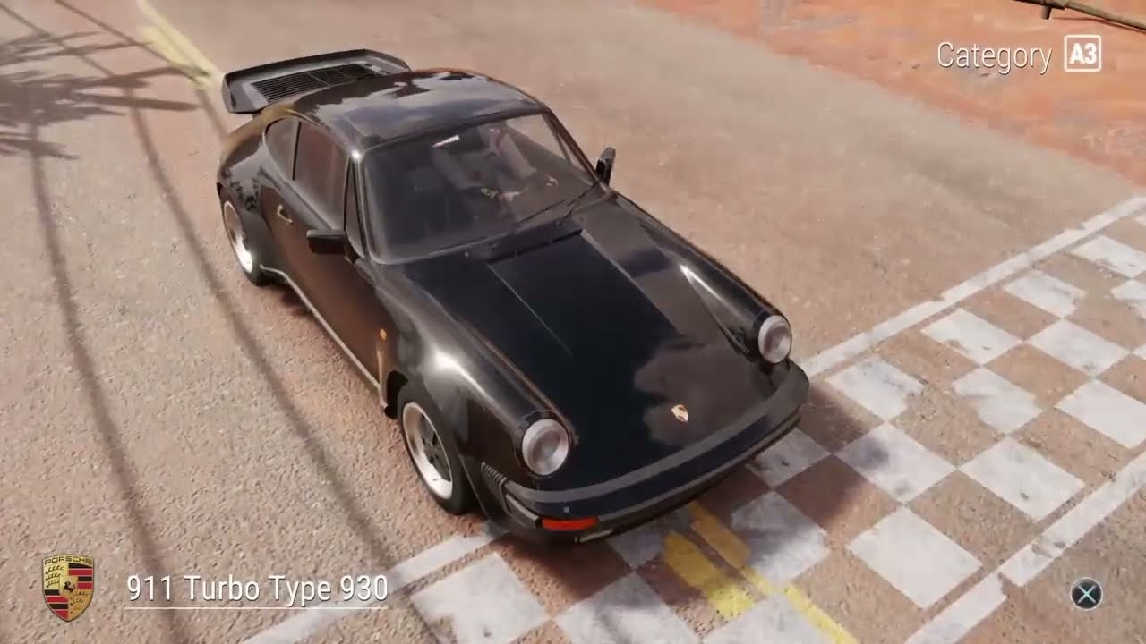 Gear Club Unlimited 2-1970's Porsche Motors 911 Turbo Coupe Type-930