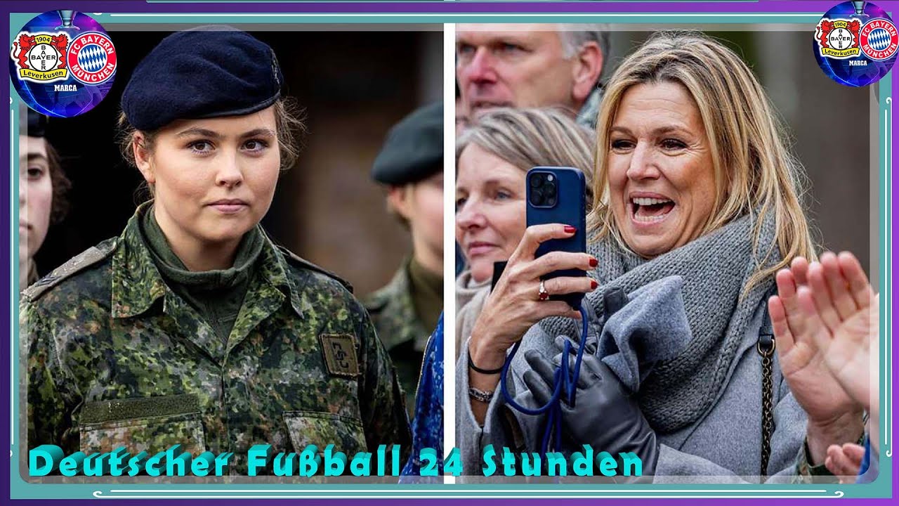 Kronprinzessin Amalia gewürdigt Königin Máxima platzt vor Stolz und filmt mit