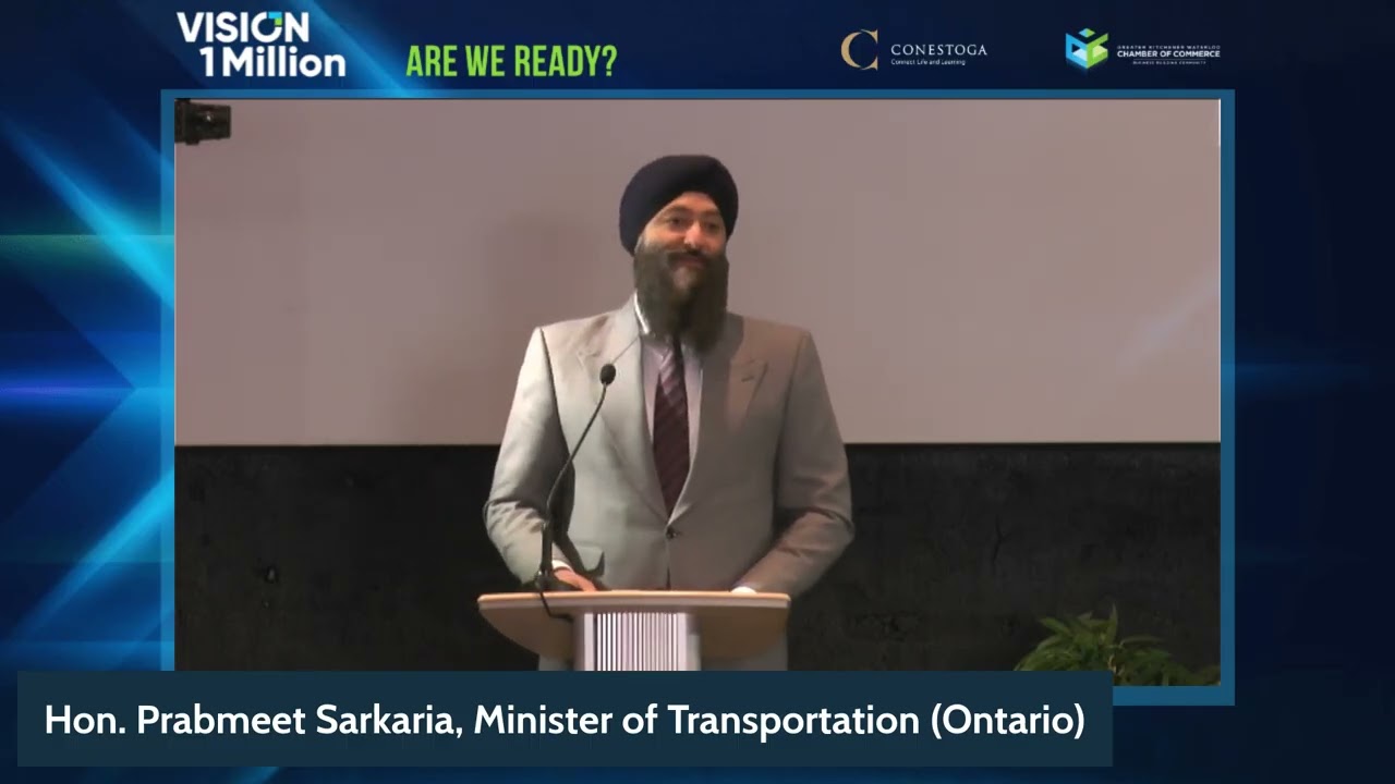 Vision 1 Million: Are We Ready? (Part 3) Future of Transportation in Waterloo Region