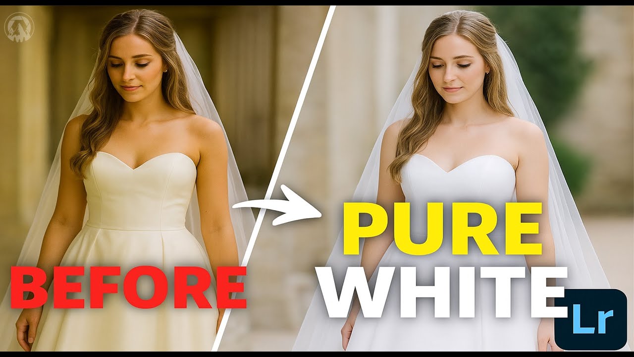 Make Wedding Dresses Pure White in Lightroom (No Matter the Color Cast!)