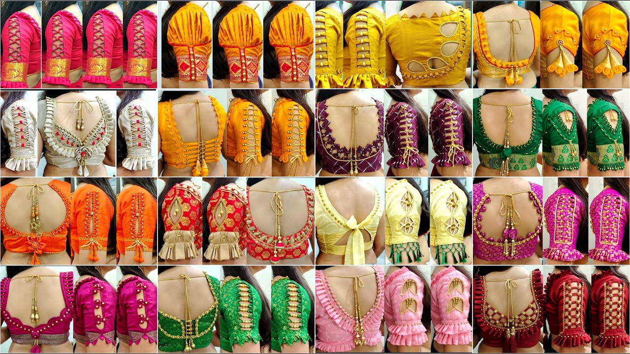 Latest Sleeves Design For Blouse/Blouse back neck Design/New Blouse Designs/Blouse Hand Designs 2025