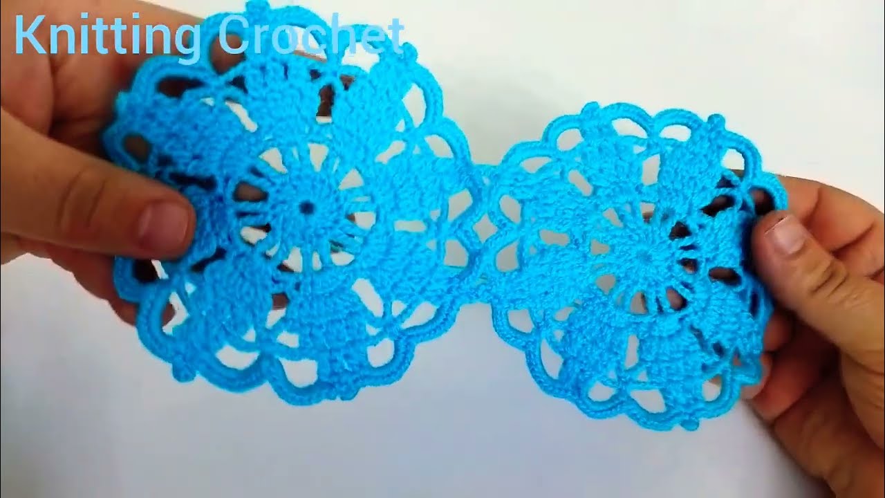 Super Easy tablecloth, runner, showcase living room set lace knitting