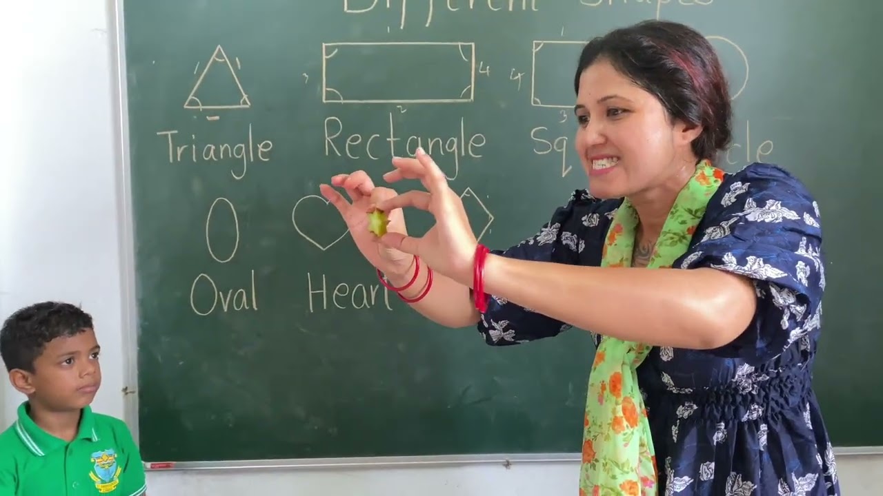UKG Maths/Different Shapes/Real examples