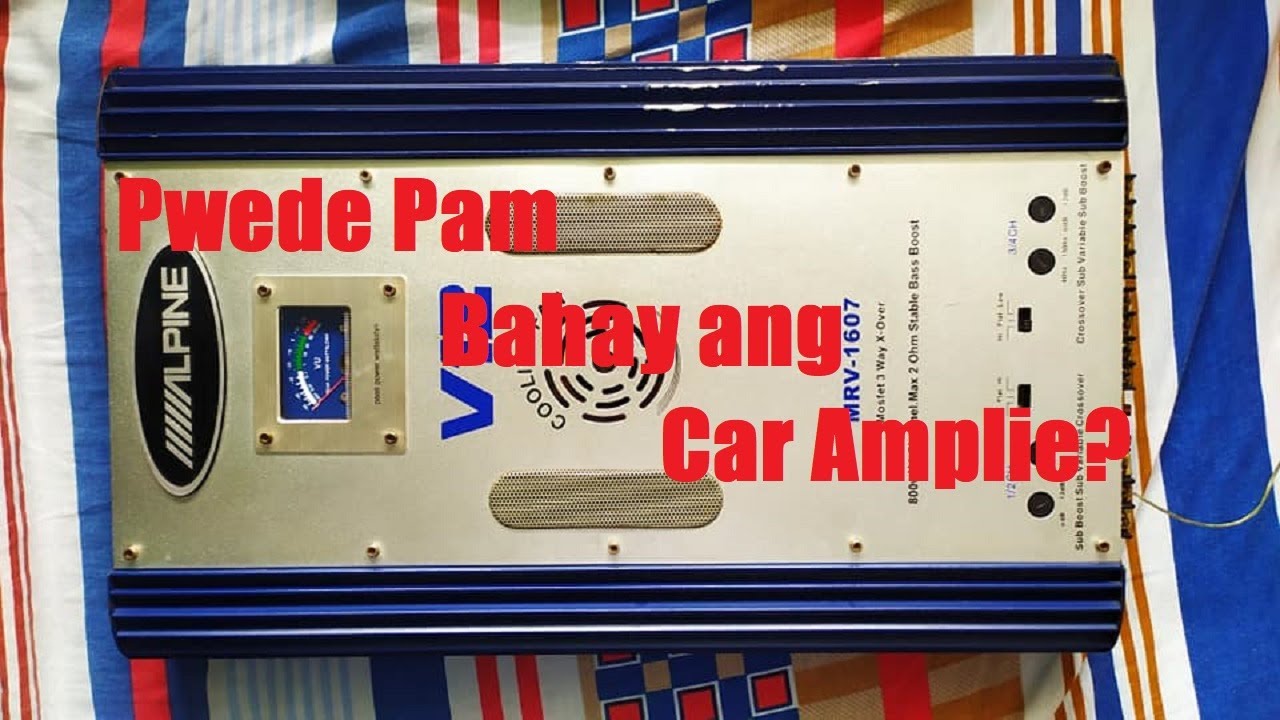Paano Gamitin Ang Car Amplifier Sa Bahay - Tutorial tayo!