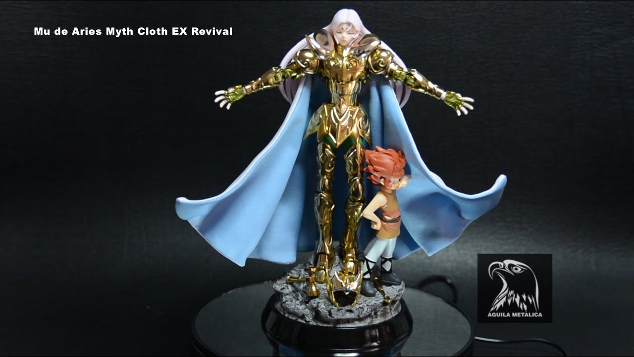 Saint Seiya Mu de Aries Myth Cloth EX Revival - articulaciones - base