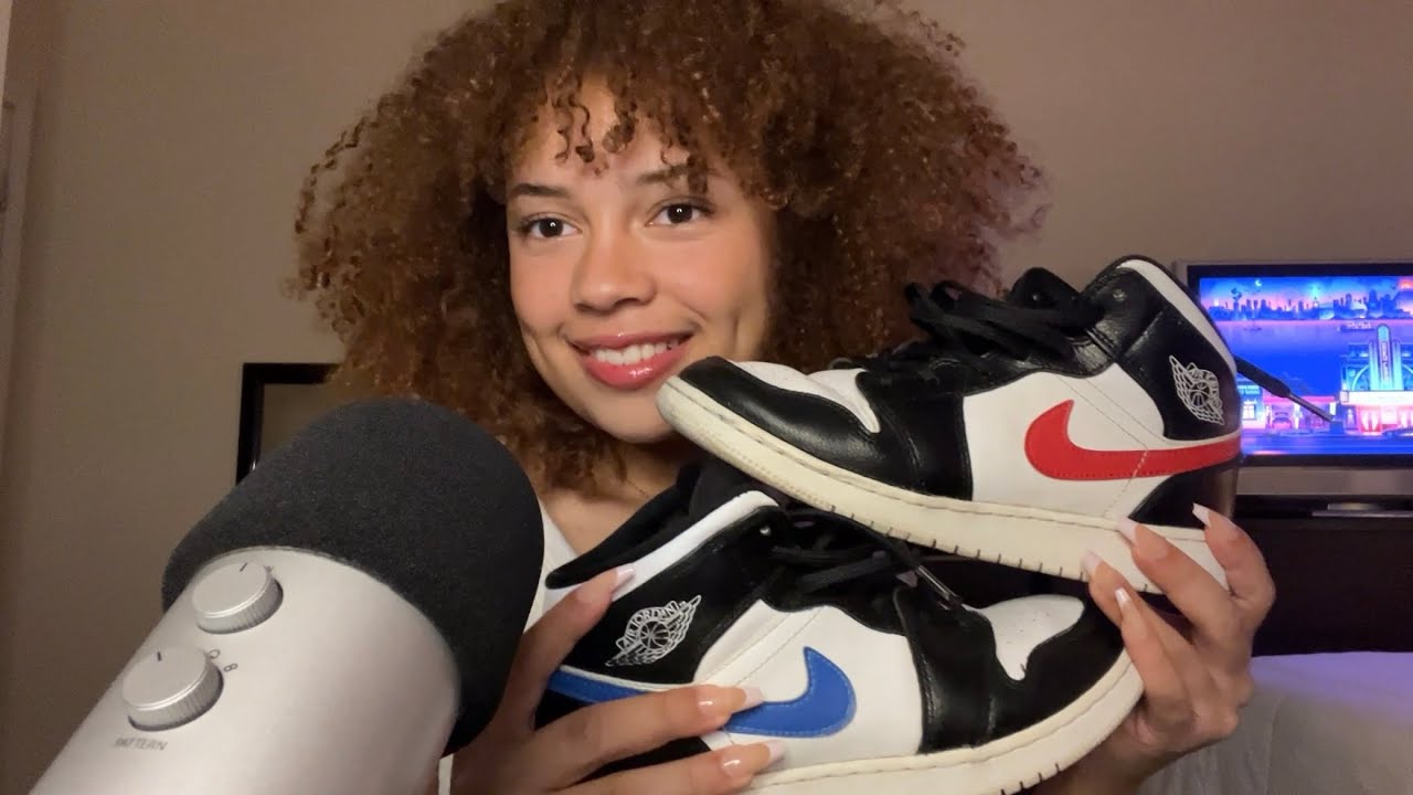 ASMR shoe collection (tapping & scratching)