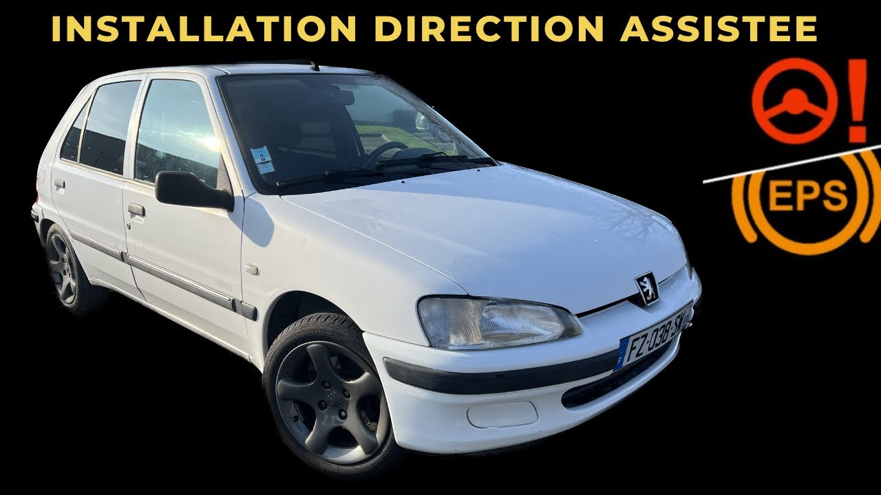 Installation de direction assistée sur Peugeot 106 saxo 205