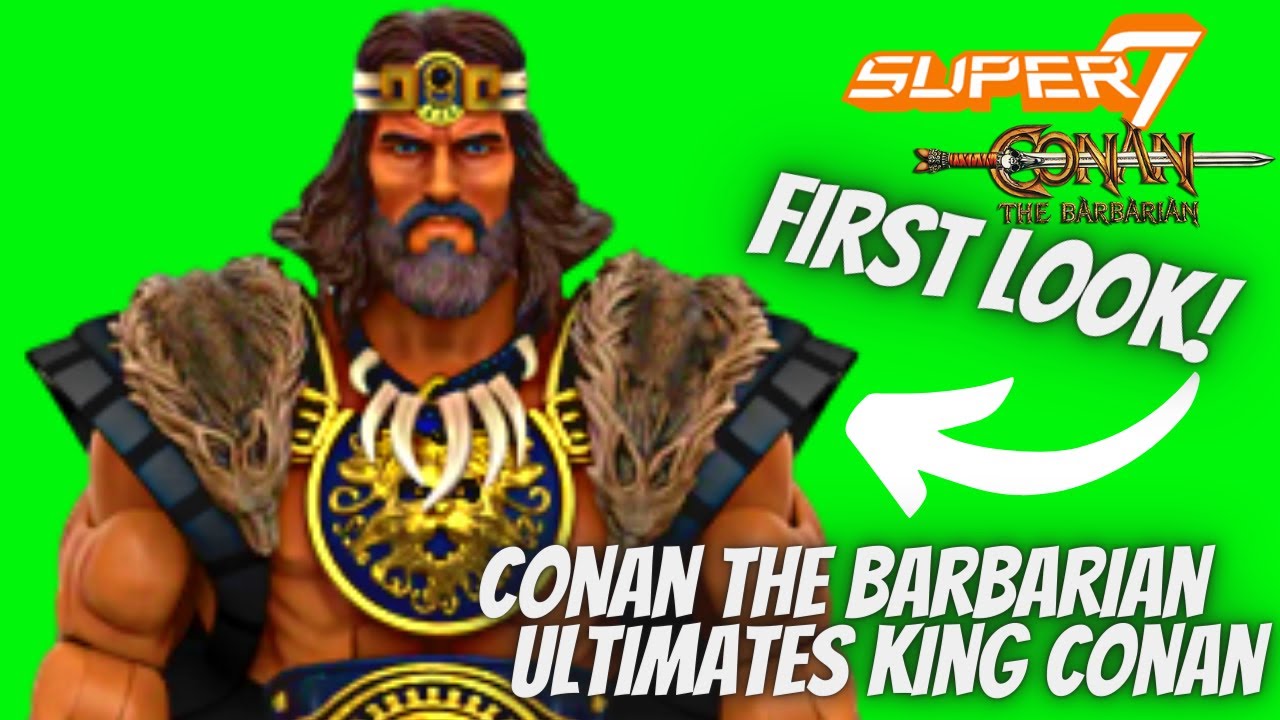 Conan The Barbarian Ultimates King Conan Figure First Look! Super7 Designer Con 2022