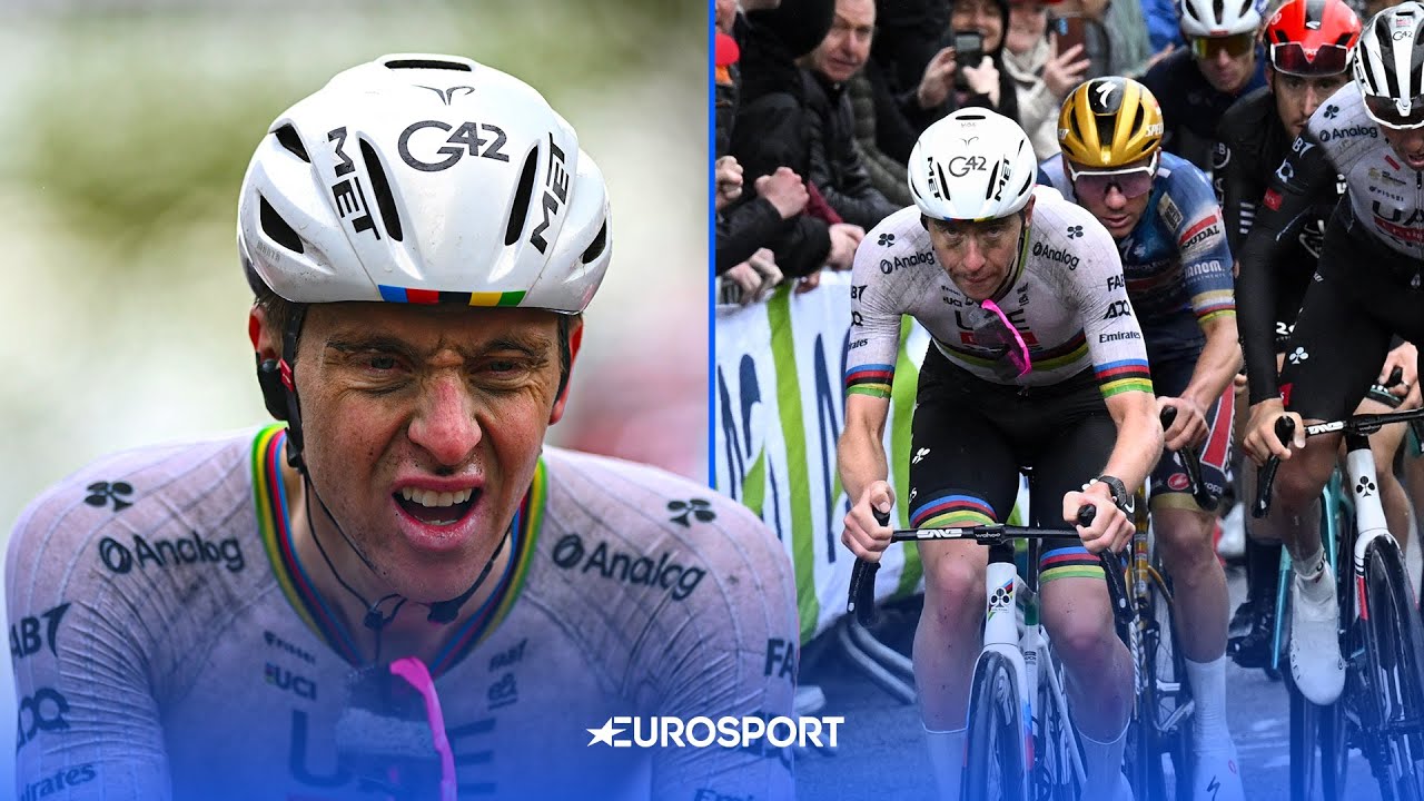 POGACAR spiana il Muro di Huy, Evenepoel solo 9°! | FRECCIA VALLONE 2025 | RIVIVI L'ARRIVO