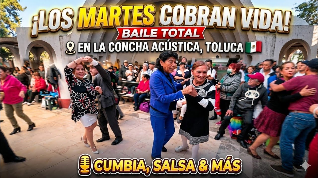 💃 Así Se Baila de Todo en Martes: Cumbia, Salsa y Más en la Concha Acústica
