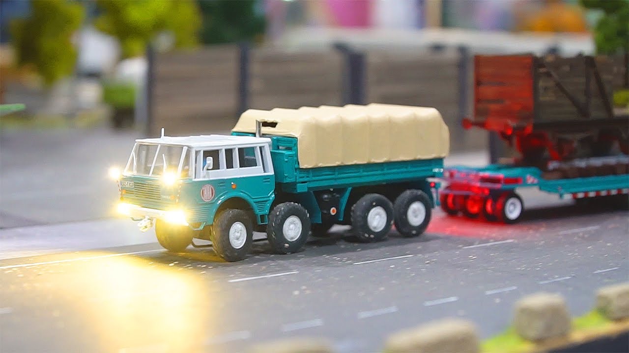 MICRO RC MODELS IN 1/87 SCALE! TINY TRUCKS & TRACTORS IN ACTION!