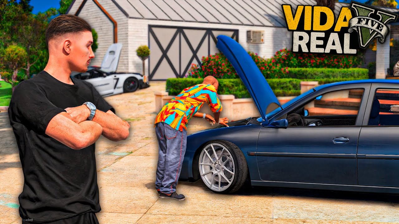 GTA V - VIDA REAL | O GABRIEL VAI DEIXAR MEU CARRO MAIS FORTE QUE ANTES! #74
