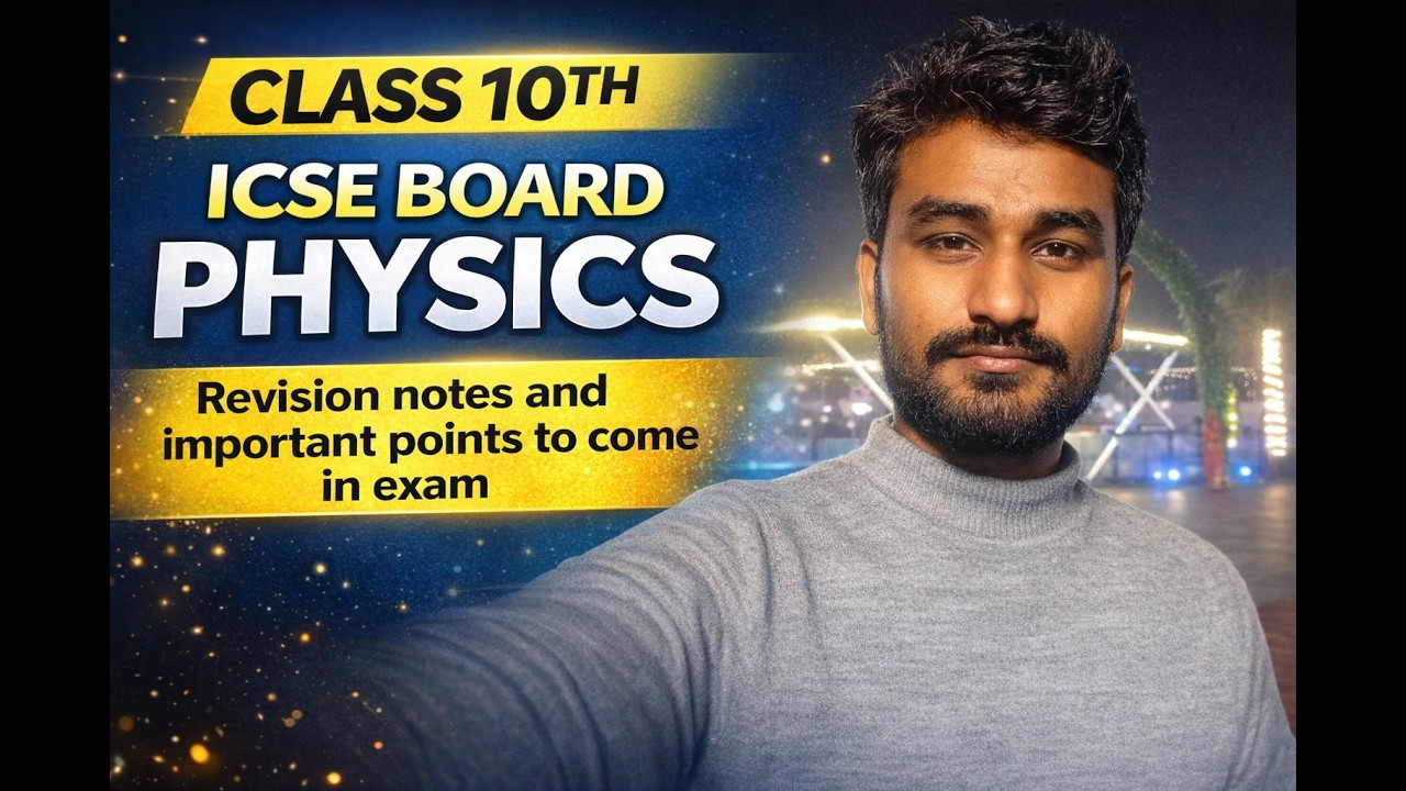 ICSE PHYSICS EVALUATION CLASS10TH 2026 #icse #physicsclas10th #icsephysics #icse10th #icse10