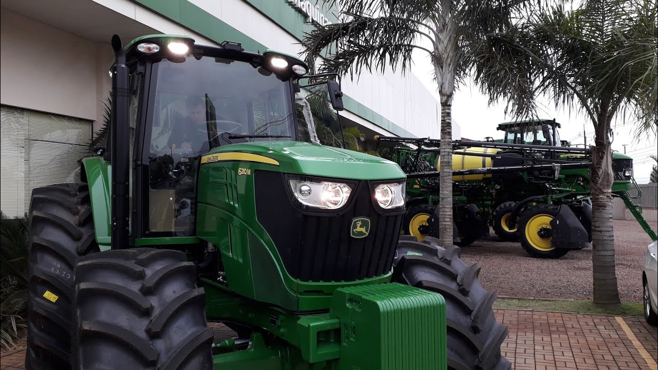 JOHN DEERE 6210 M Comand Quad Em Detalhes. 