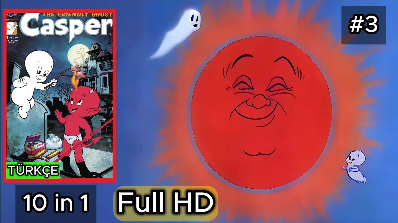 Casper Full HD CD-3 | Sevimli Hayaletin maceraları | Türkçe Çizgi Film #part3