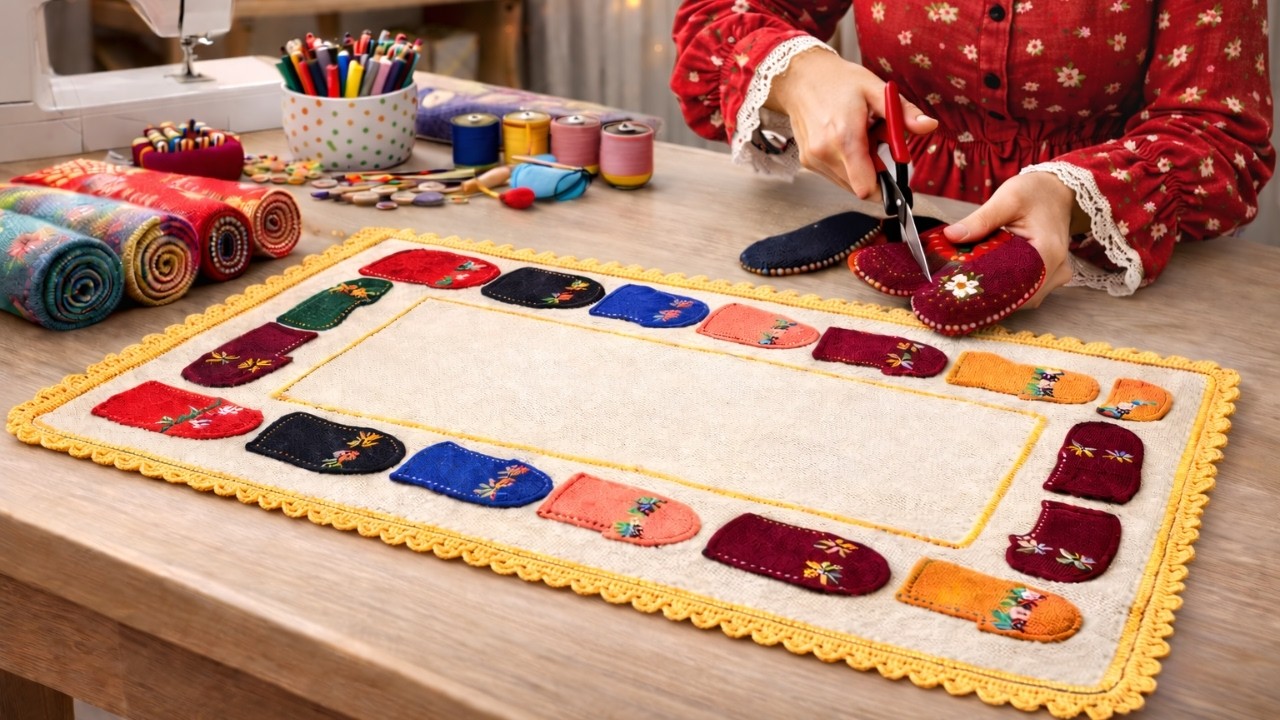 Great Job! How to Make a Wonderful Rug from Old Dowry Items