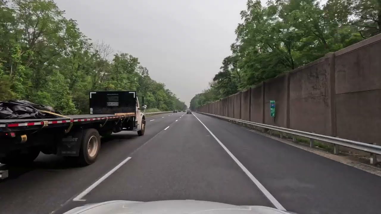 Basking Ridge to New Wawa of Pine Brook, NJ. I-287, US-46 Overcast August 2025 Drive