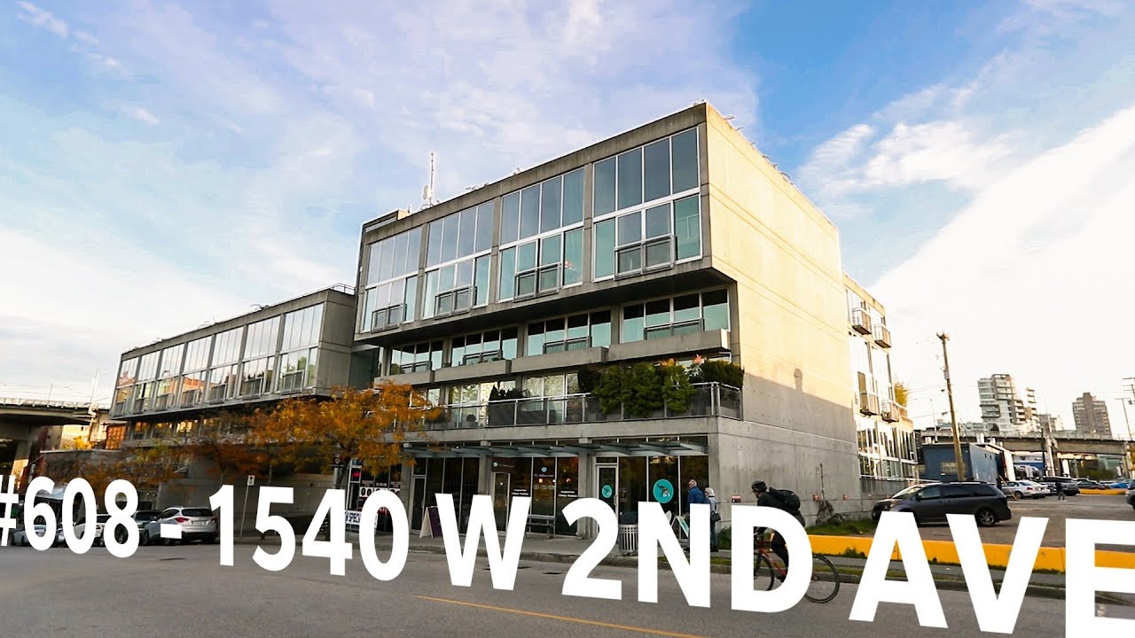 Iconic Waterfall Building by Arthur Erickson :: #608 - 1540 W 2nd Ave