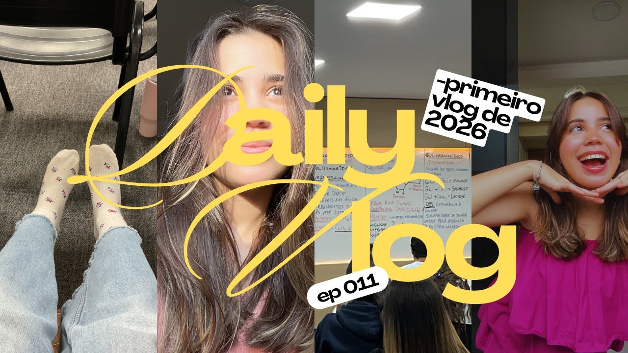 VLOG #011 | rotina nova + mudança no cabelo e reflexões 💕