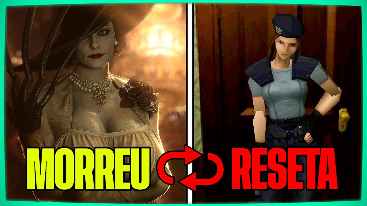RESIDENT EVIL mas se eu MORRER VOLTO PRO RE1