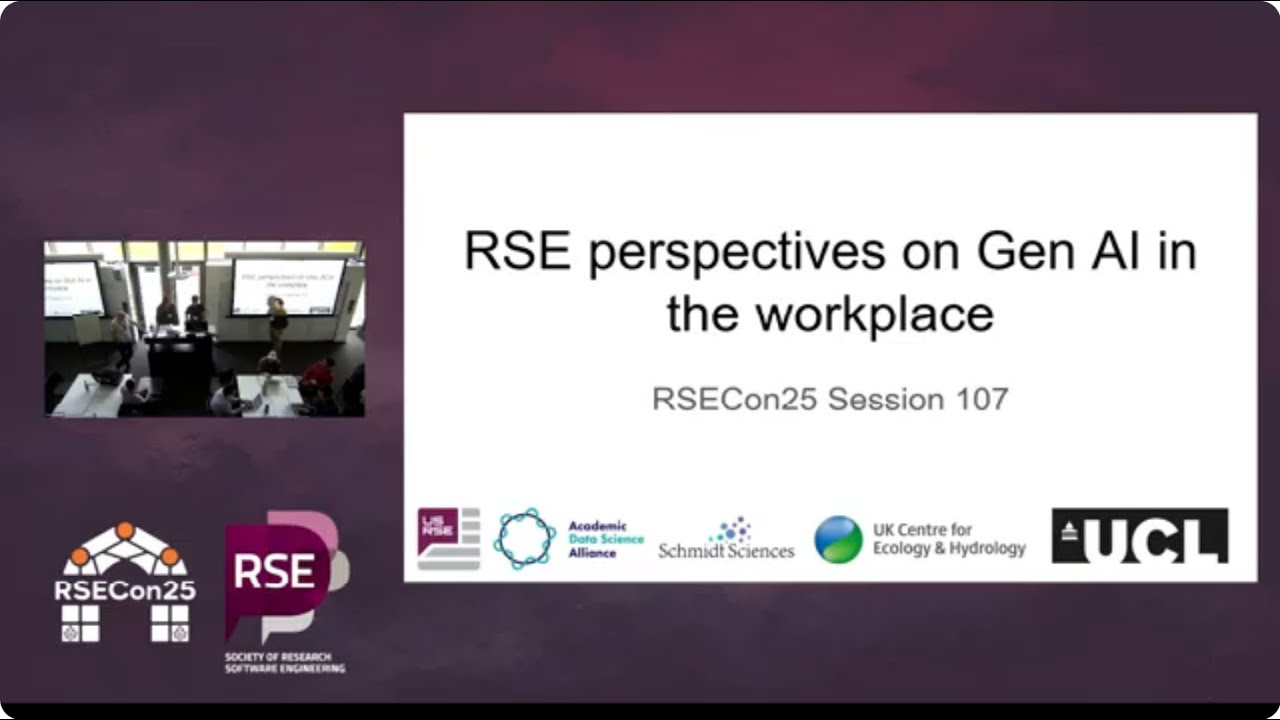 RSE perspectives on AI code generation tools - Joe Marsh Rossney