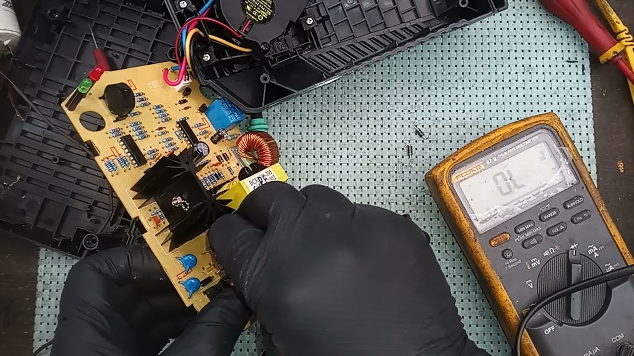 Bosch AL 1860 CV charger repair, shorted diodes