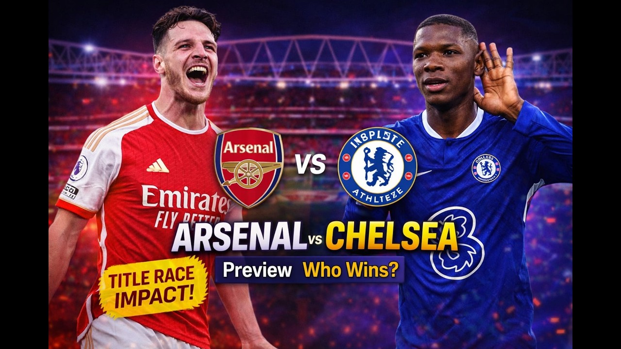 ARSENAL vs CHELSEA 🔥 Big London Derby at Emirates! Preview & Prediction
