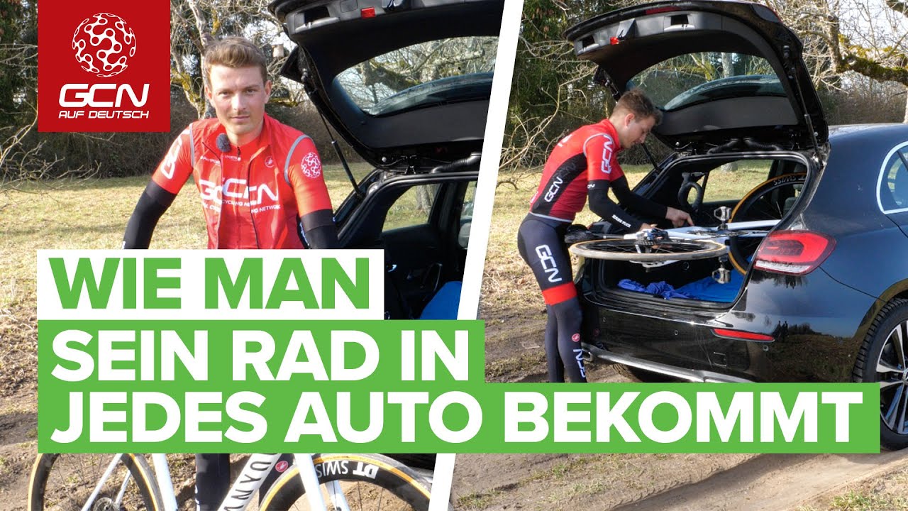 Wie man sein Rad in (fast) jedes Auto bekommt | Transport ohne Fahrrad Dachträger