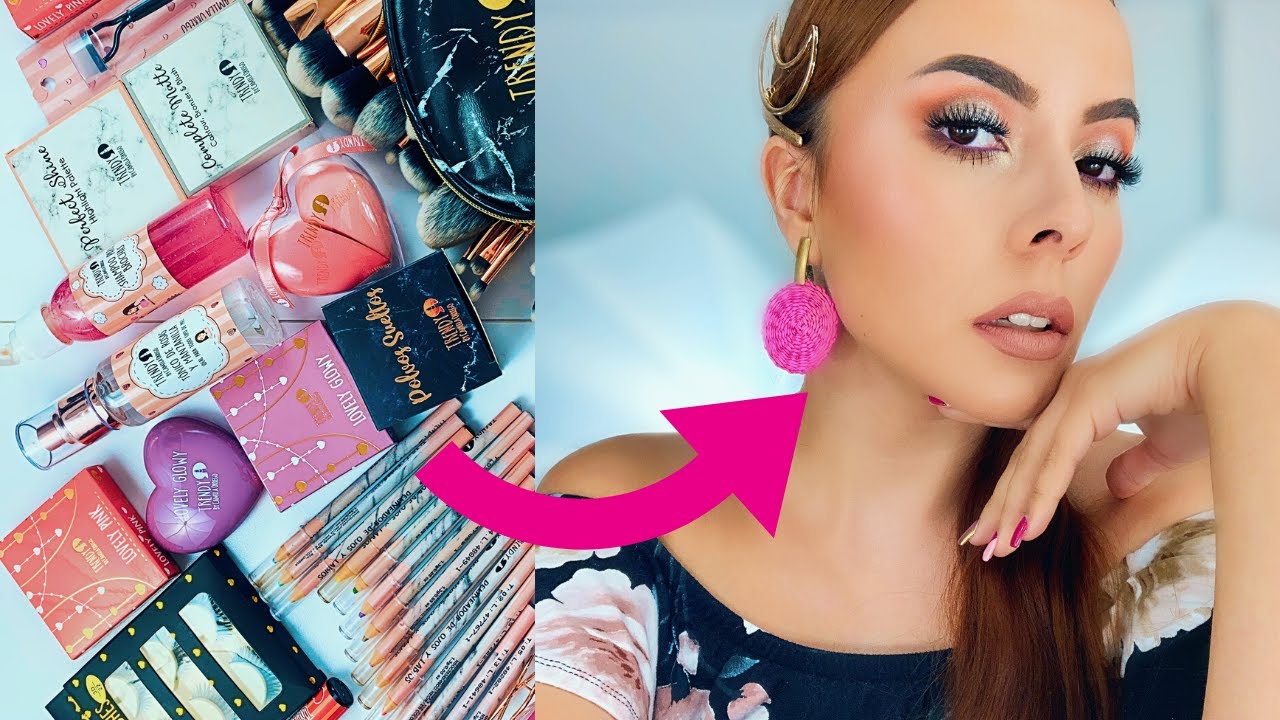 PROBANDO MAQUILLAJE TRENDY |Karomakeup|