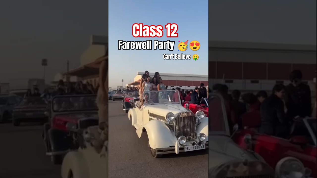 It's Class 12 Farewell Party 😍🤑 Board Exam 2024 #shorts #viral #vibes #class12 #school #college