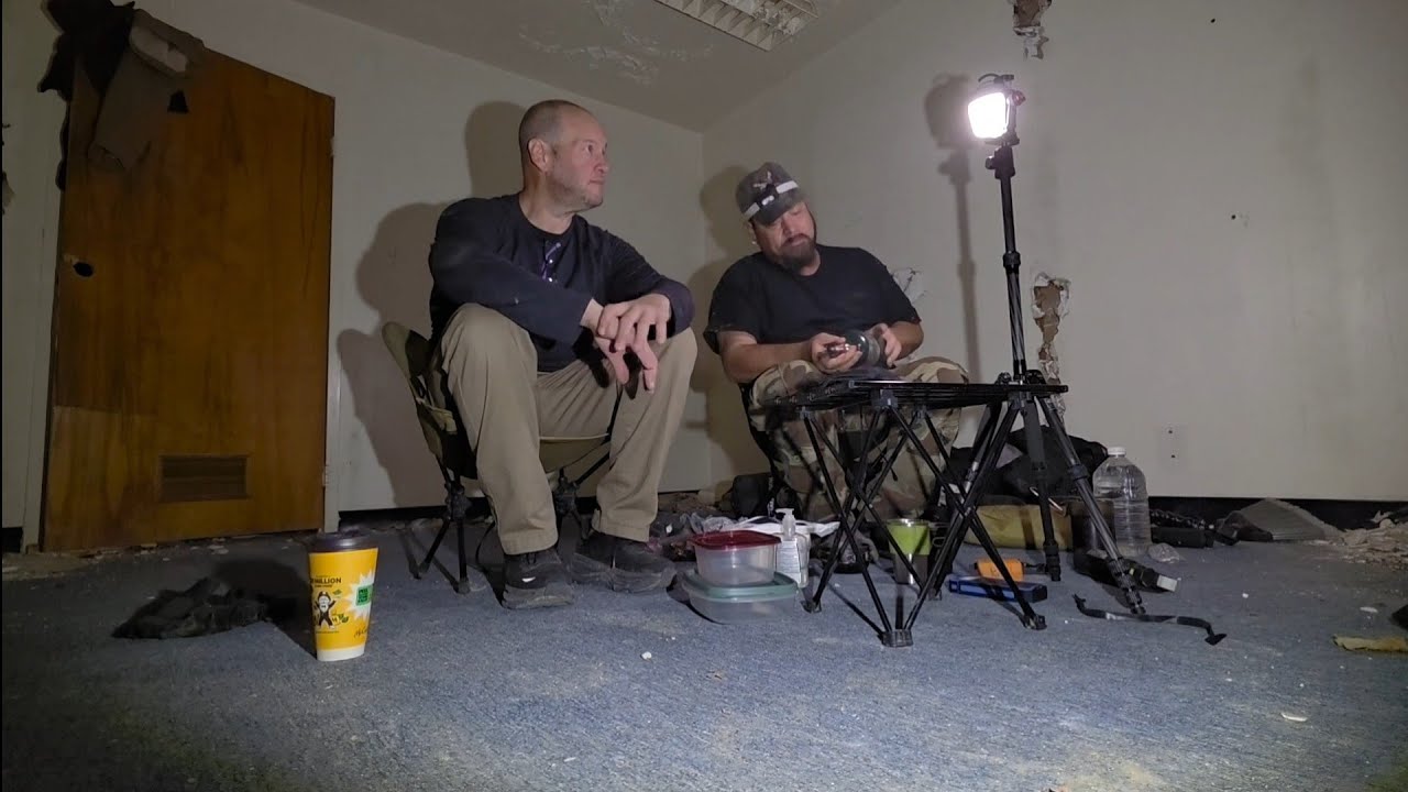 Abandoned Parks Air College Episode 6.  Prepping for dinner in the abandoned admin building.  