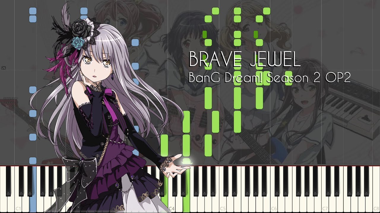 BRAVE JEWEL - BanG Dream! 2nd Season OP2 - Piano Arrangement [Synthesia]