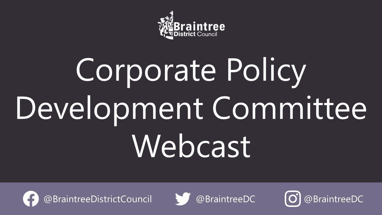 Corporate Policy Development Committee - 3rd December 2025