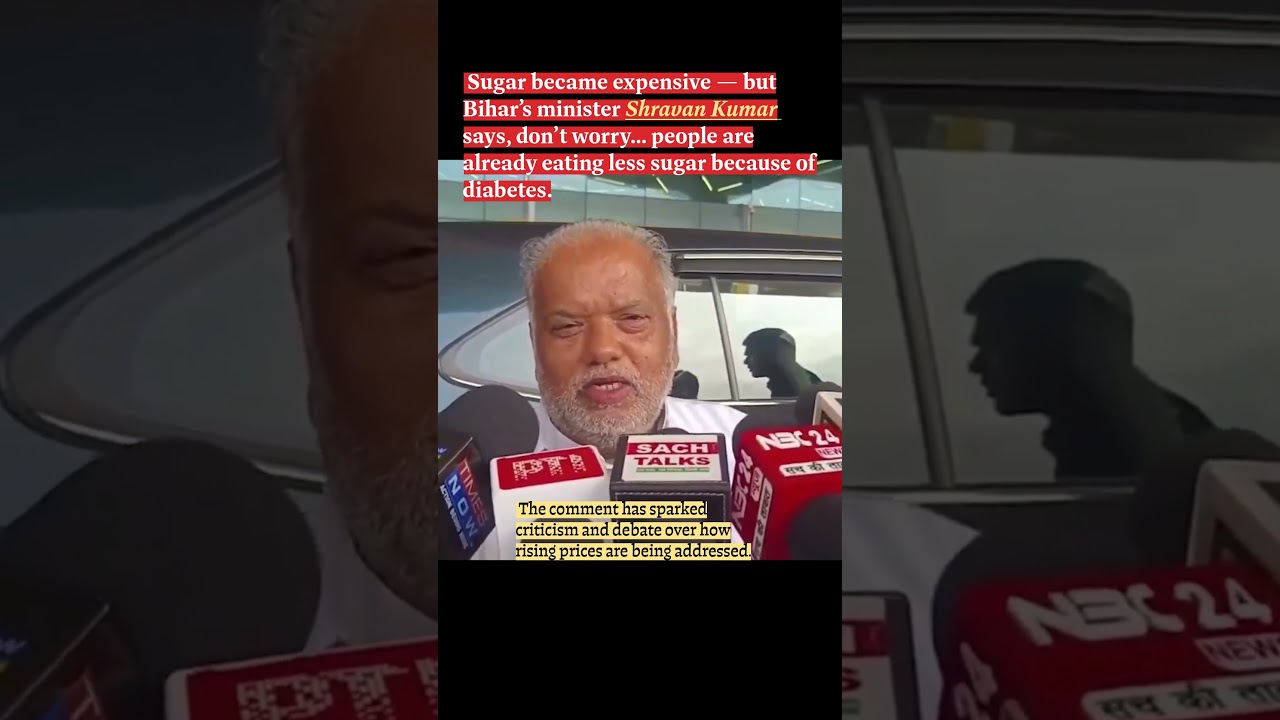 Sugar Prices Rise, Bihar Minister Says: &ldquo;People Have Diabetes&rdquo;  #breakingnews