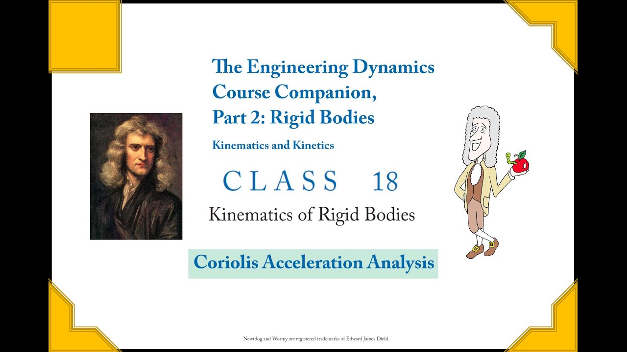 Dynamics Companion, класс 18: кинематика твердого тела, анализ ускорения Кориолиса