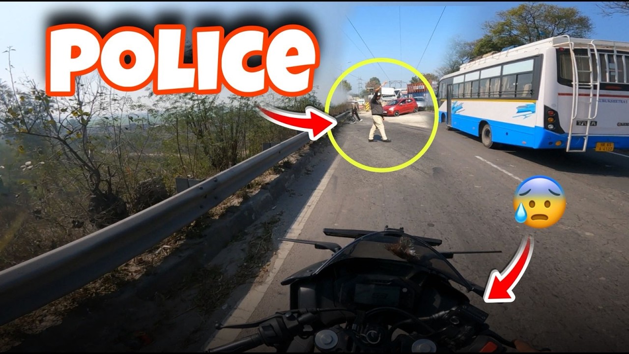 👮पुलिस ने रोक लिया 😵‍💫