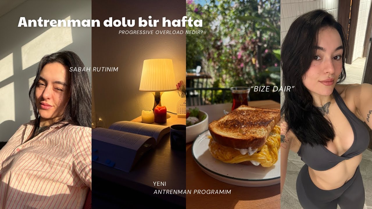 Antrenman Dolu Bir Hafta | Yeni program, Progressive overload, Memnuniyet duymak