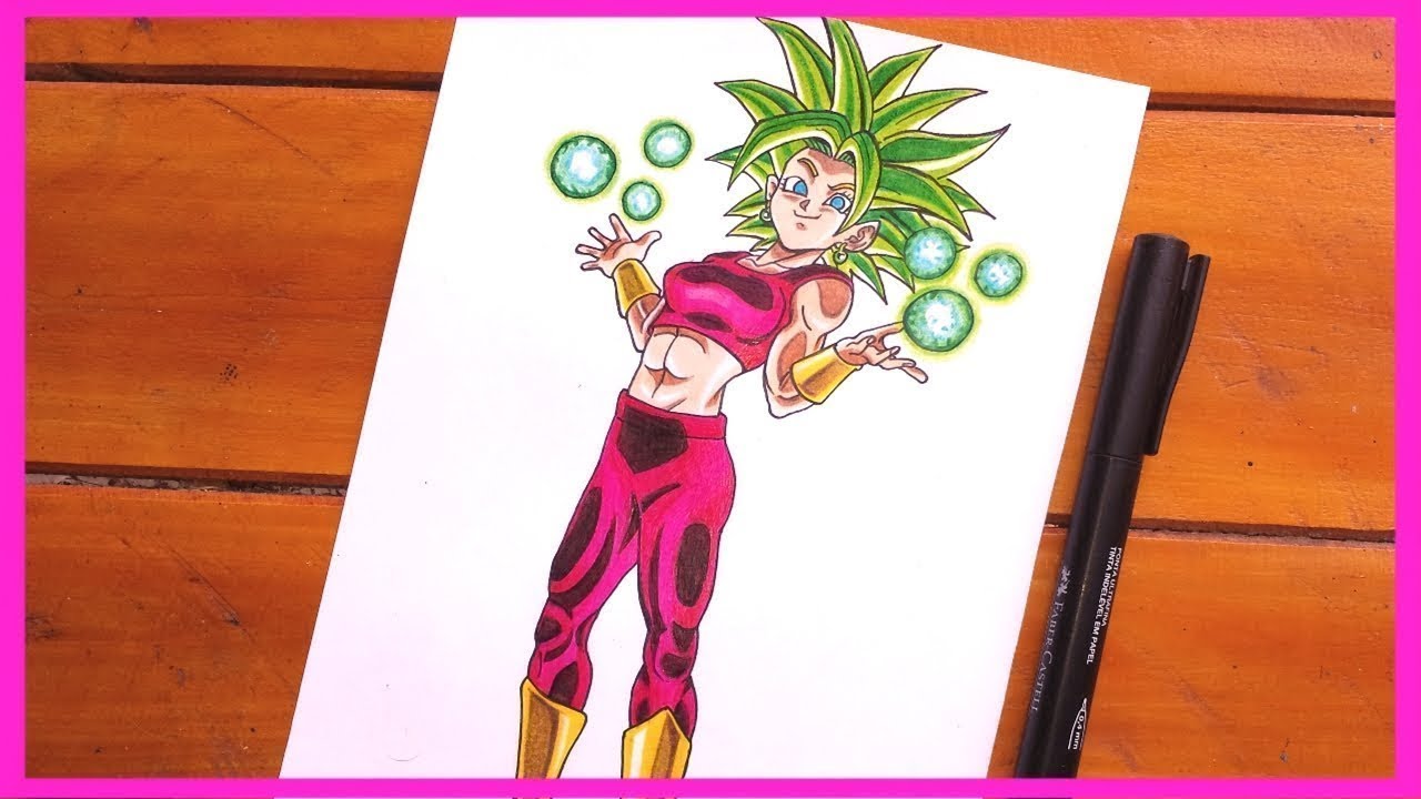How to draw the SSJ Kefla