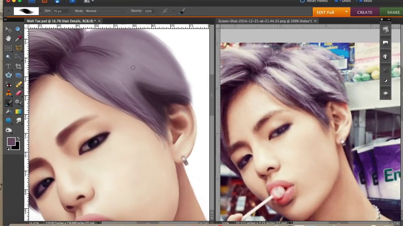 Taehyung War Of Hormone - BTS Speedpaint