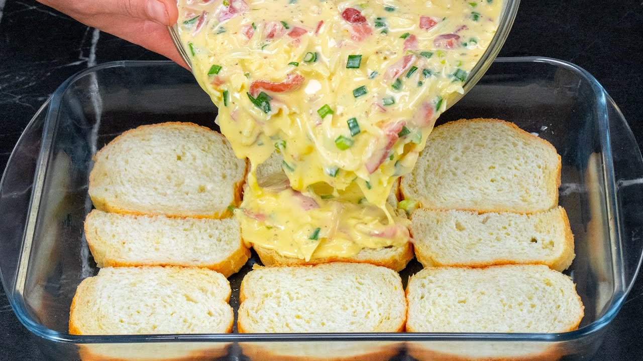 Werfen Sie hartes Brot nicht weg! Kochen Sie damit einen Superpudding im Ofen