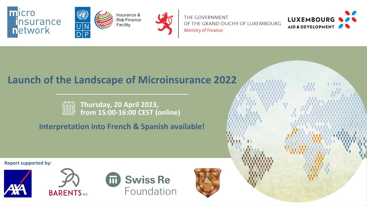 Landscape of Microinsurance 2022 report launch webinar