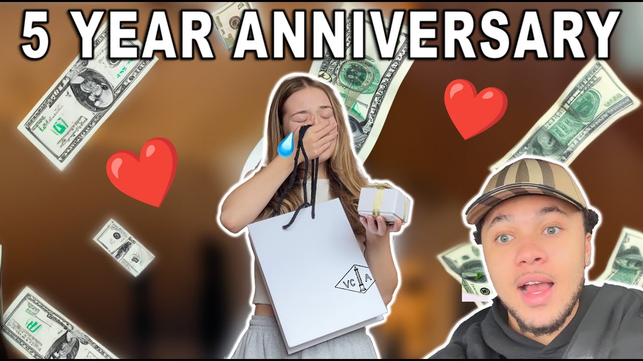 SURPRISING MY GIRLFRIEND FOR OUR ANNIVERSARY *VERY EMOTIONAL*