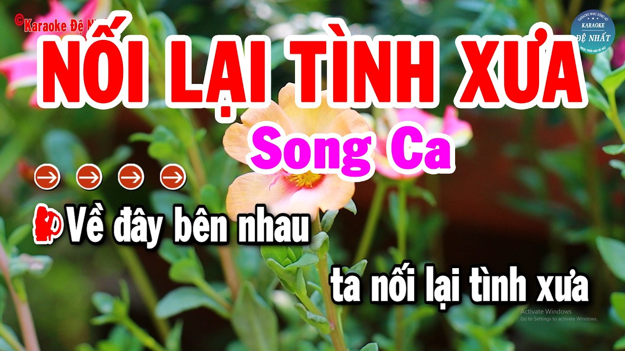 Nối Lại Tình Xưa Karaoke Song Ca Nhạc Sống Dễ Hát 2026 | Karaoke Đệ Nhất