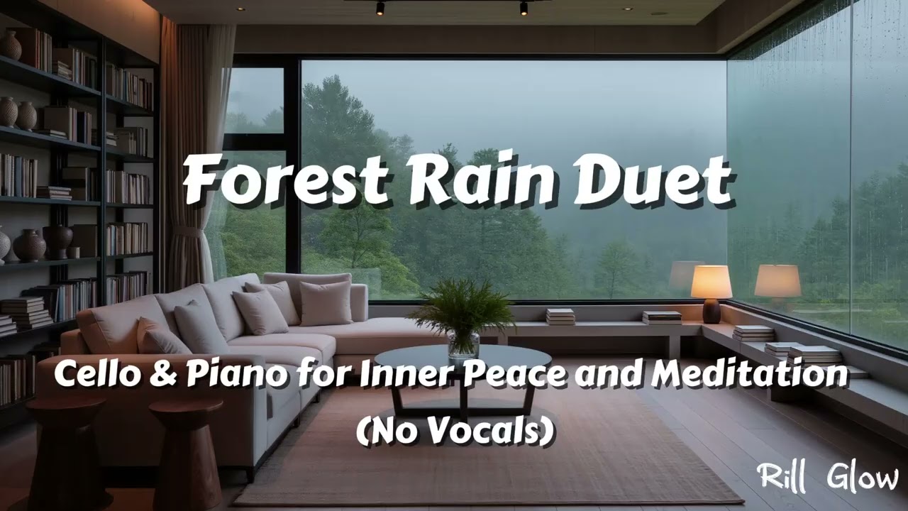 Forest Rain Duet: Cello & Piano for Inner Peace and Meditation (No Vocals)